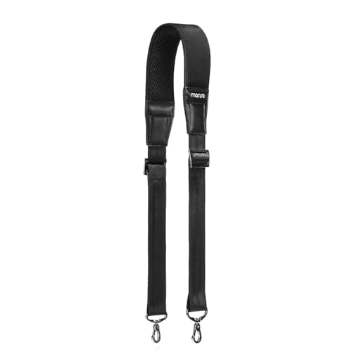 MOSISO 59 Inch Breathable Shoulder Strap, Non-Slip & Padded for Laptop Bags, Black
