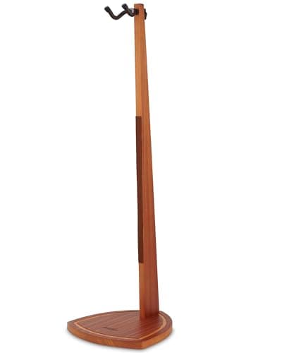 Mahogany Wood Guitar Stand for Home and Studio