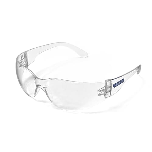 JORESTECH Polycarbonate Safety Glasses, Impact Resistant, Pack of 12 (Clear)