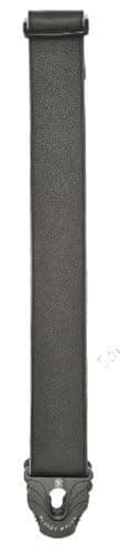 D'Addario Locking Leather Guitar Strap - Black