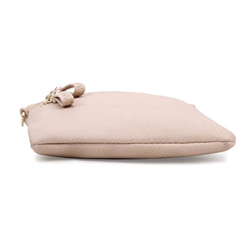 Solene Women's Small Crossbody Bag with Multi Zip Pockets