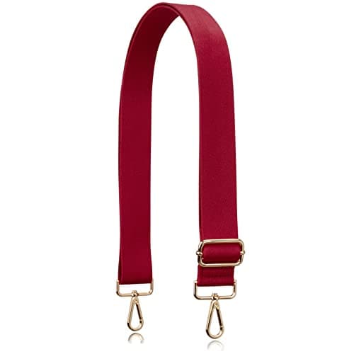 Allzedream Thick Strap Wide Adjustable Crossbody Handbag — Red-gold Hardware