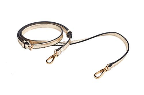 Full Grain Genuine Leather Strap for Crossbody Handbags - LIVE UP — Gold