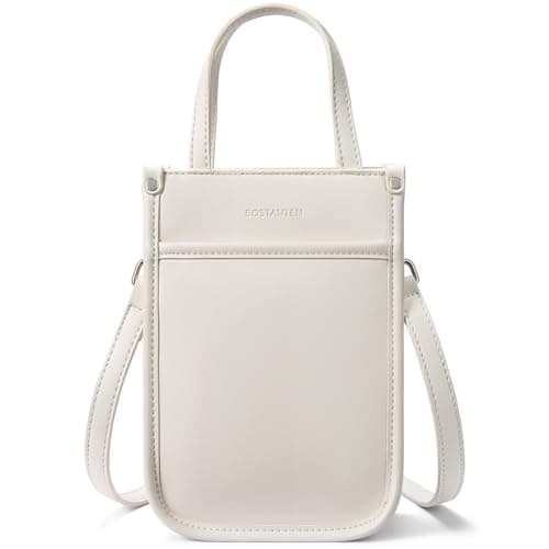 BOSTANTEN Women's Mini Crossbody Tote with Adjustable Strap — B03-beige