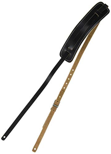 Fender Standard Vintage Black Leather Guitar Strap