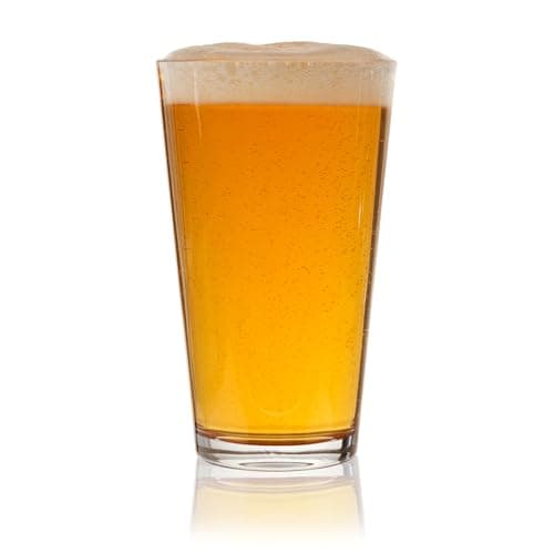 Professional Grade TRUE Pint Beer Glasses - Set of 6
