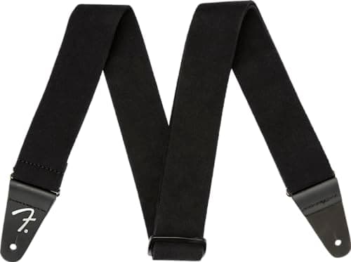 Fender SuperSoft 2in Black Guitar Strap