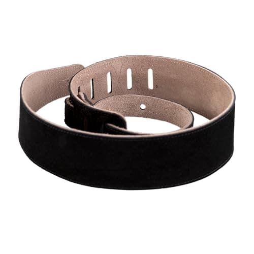 Levy's Simply Suede Series Black Guitar Strap MS26-BLK