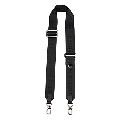 Crossbody Adjustable Strap for Speedy (Checkerboard) — Black