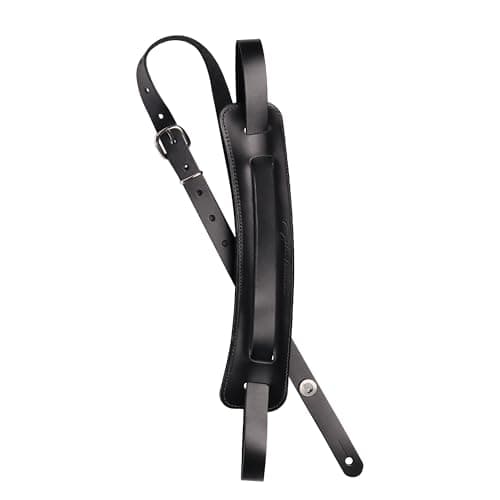 D'Addario Auto Lock Guitar Straps - Easy to Use for Acoustic & Electric Guitars — Lennon Selmer Black