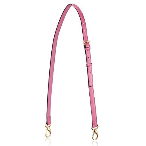 Allzedream Genuine Leather Crossbody Handbag Purse Strap Replacement Adjustable Long — Pink