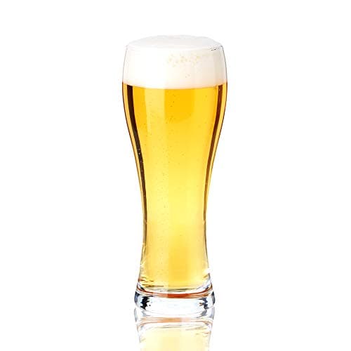 Large Set of 4 Wheat Beer Glasses for Craft Brew Lovers