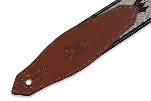 Polypropylene Jacquard Weave Guitar Strap, Tan by Levy's Leathers