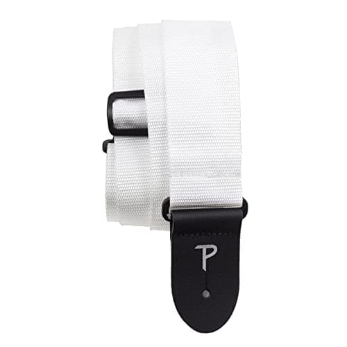 Perri's Leathers Ltd. Metallica Polyester Guitar Strap - Ride the Lightning (LPCP-257) — White