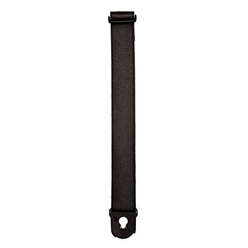 D'Addario Locking Leather Guitar Strap - Black