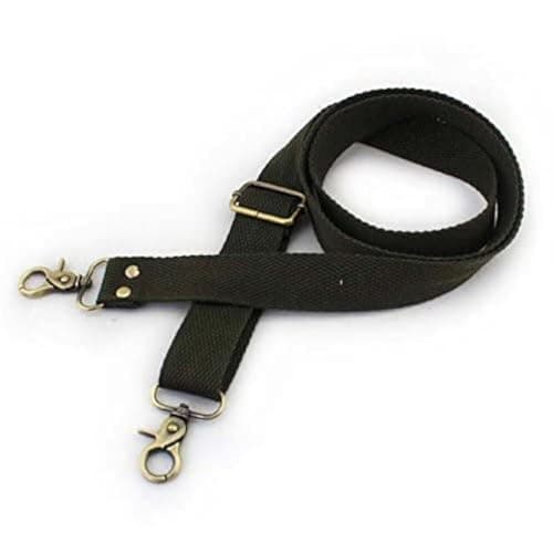 Wento 1pcs 31''-57'' Webbing Shoulder Cross Bag Strap (Black) WTD34 — Army Green(Bronze Trigger Snap)