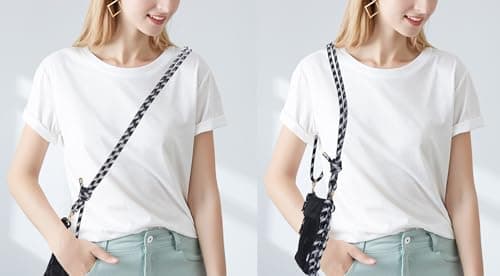 Allzedream Thick Rope Crossbody Bag Purse Strap Replacement