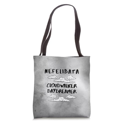 Nefelibata Cloudwalker Daydreamer Unique Word Definition Tote Bag