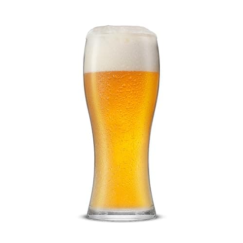 Set of 4 JoyJolt Callen 15.5oz Beer Glasses for Men