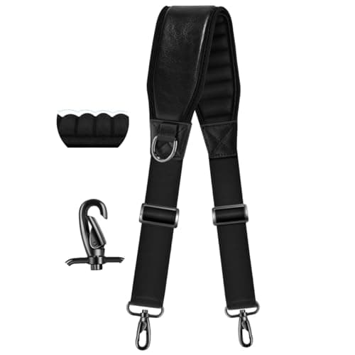 ZINZ ZINZ 78" Black Neoprene Shoulder Strap Belt