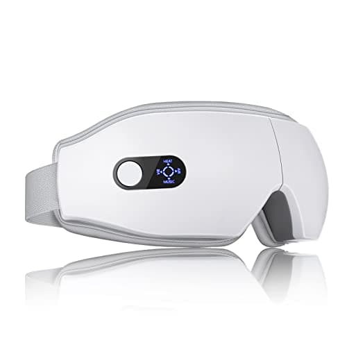 NOWWISH Heated Eye Massager - Relaxation Gift for All, Perfect for Birthdays and Moms - White