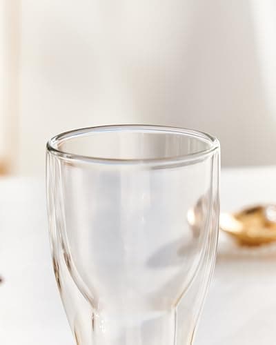 Unique Upside Down Beer Bottle Style Double Wall Glasses - 13.5 oz, Savor Chilled Beer in Style