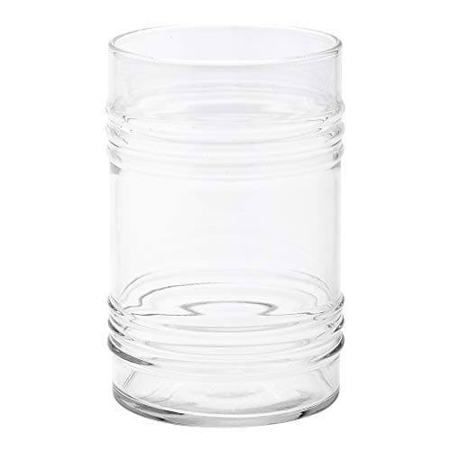 16-Ounce Tin Can-Shaped Pint Glasses Set Of 6 - Restaurantware Clear Dishwasher-Safe Beer Glasses