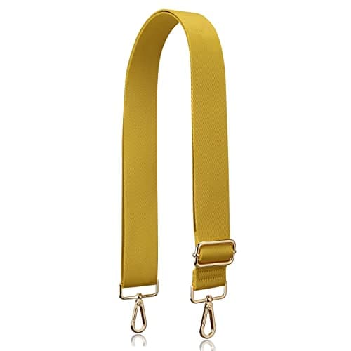 Allzedream Thick Strap Wide Adjustable Crossbody Handbag — Yellow-gold Hardware