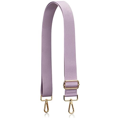 Allzedream Thick Strap Wide Adjustable Crossbody Handbag — Taro Purple-gold Hardware