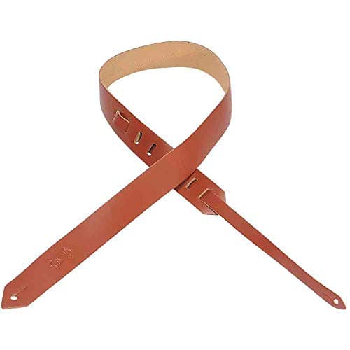 Levy's Leathers M70 Black Guitar Strap — Walnut