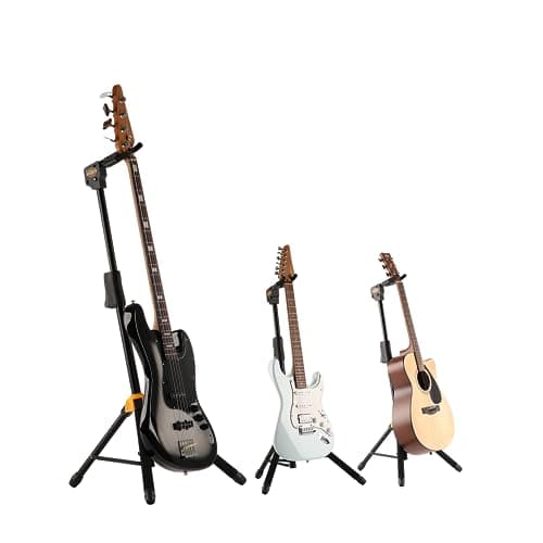 GHOSTFIRE AutoGrip Foldable Guitar Stand for Electric Bass and Acoustic