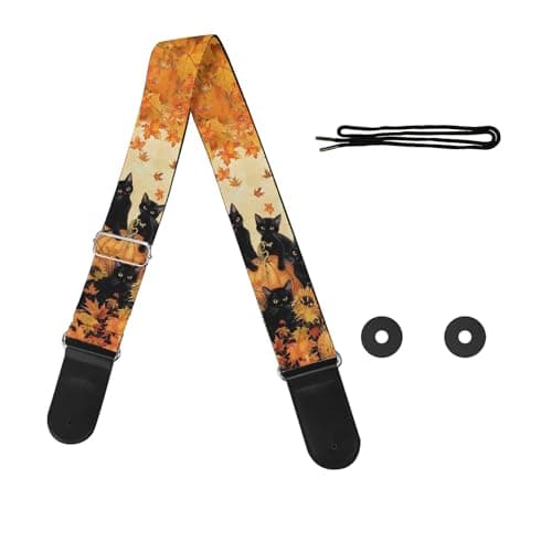 GLENLCWE Boston Terrier Print Guitar Strap for Acoustic & Electric Bass Guitars — Underwater Dolphin