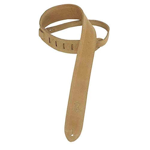 Levy's 2" Brown Suede Leather Strap — Sand