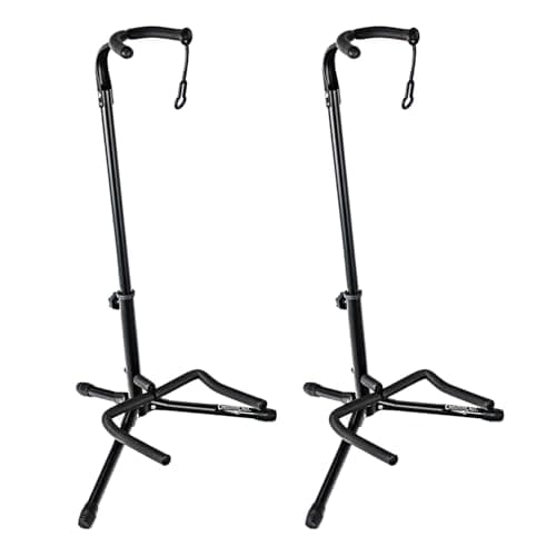 ChromaCast 2-Tier Adjustable Upright Guitar Stand, 2 Pack