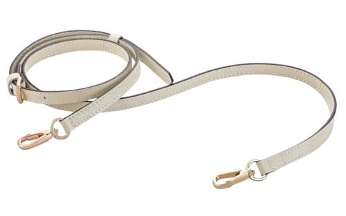 Full Grain Genuine Leather Strap for Crossbody Handbags - LIVE UP — Beige