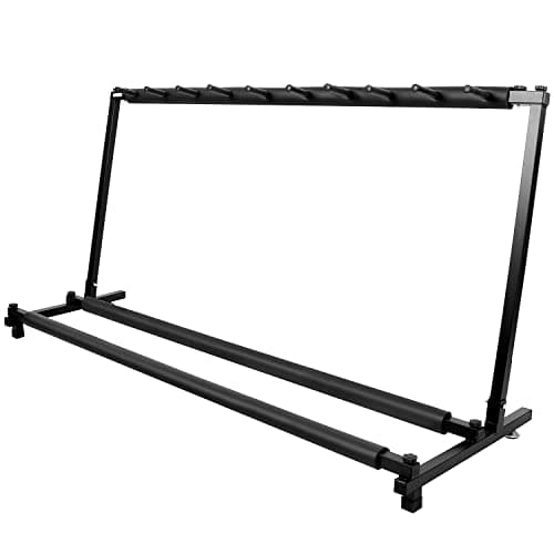 Kuyal Multi-Guitar Display Rack, Black (9 Holder)