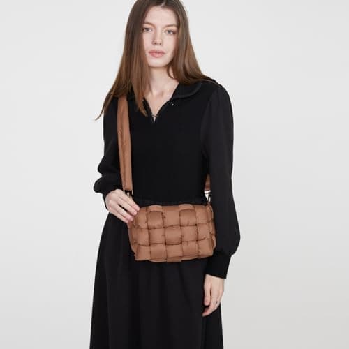 NAARIIAN Quilted Woven Puffer Hobo Bag for Women