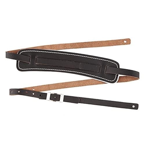 Fender Standard Vintage Black Leather Guitar Strap