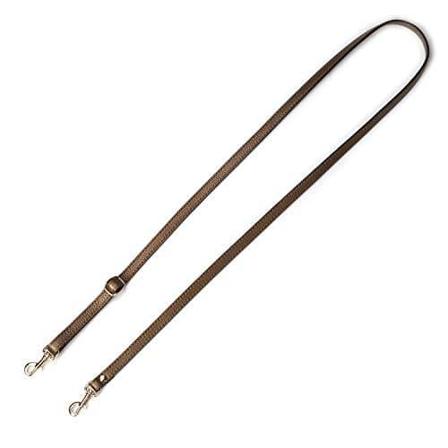 VanEnjoy Genuine Leather Crossbody Strap Replacement - 1/2" Width, 25-51" Length — Bronze