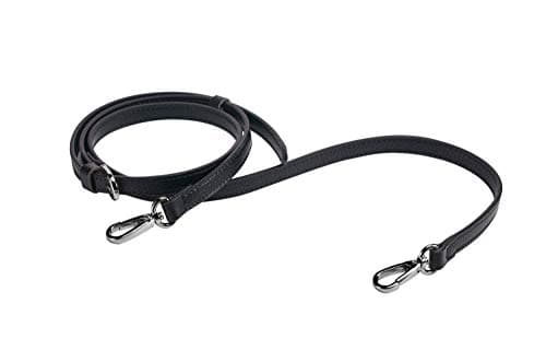 Full Grain Genuine Leather Strap for Crossbody Handbags - LIVE UP — 3# Black-gun Buckles