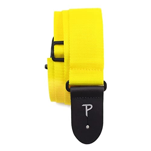 Perri's Leathers Ltd. Metallica Polyester Guitar Strap - Ride the Lightning (LPCP-257) — Yellow