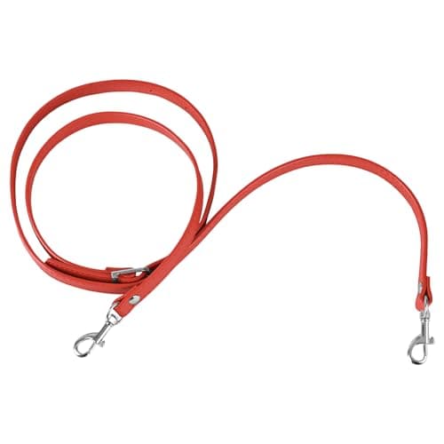 Audingull Handbag Purse Strap Replacement Adjustable Leather Crossbody — Red With Silver Buckle