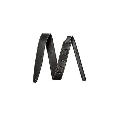Fender Artisan Leather Guitar Strap, 2in, Black — Black