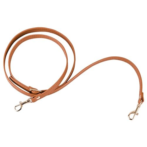 Audingull Handbag Purse Strap Replacement Adjustable Leather Crossbody — Light Brown With Gold Buckle