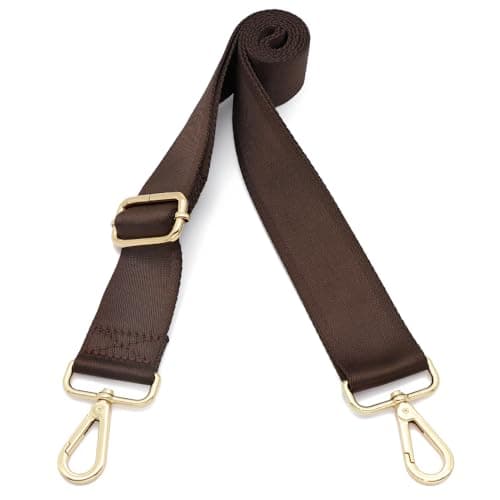 Adjustable Crossbody Purse Strap for Kolti Handbags — Gold Buckle-322