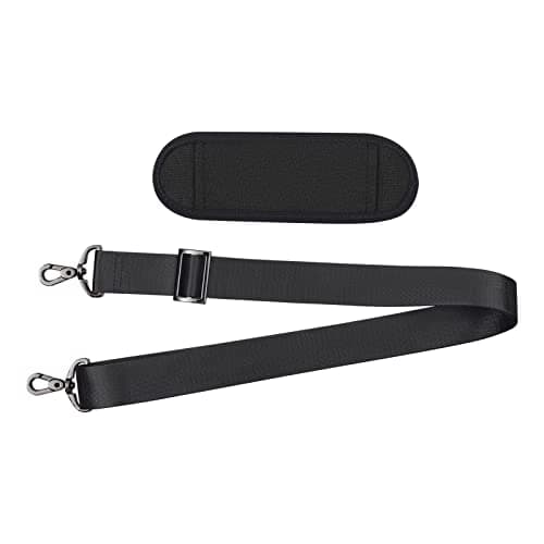 MOSISO 56 Inch Shoulder Strap for Laptop Bag, Black
