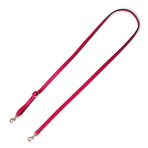 VanEnjoy Genuine Leather Crossbody Strap Replacement - 1/2" Width, 25-51" Length — Rose