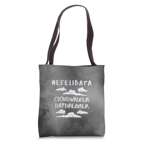 Nefelibata Cloudwalker Daydreamer Unique Word Definition Tote Bag