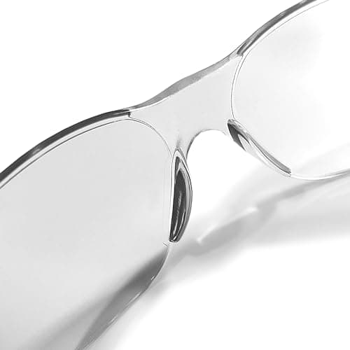 JORESTECH Polycarbonate Safety Glasses, Impact Resistant, Pack of 12 (Clear)