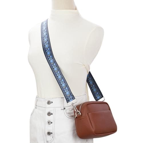 ZANQANO Adjustable Crossbody Strap for Purse and Guitar Multicolor Handbag Straps